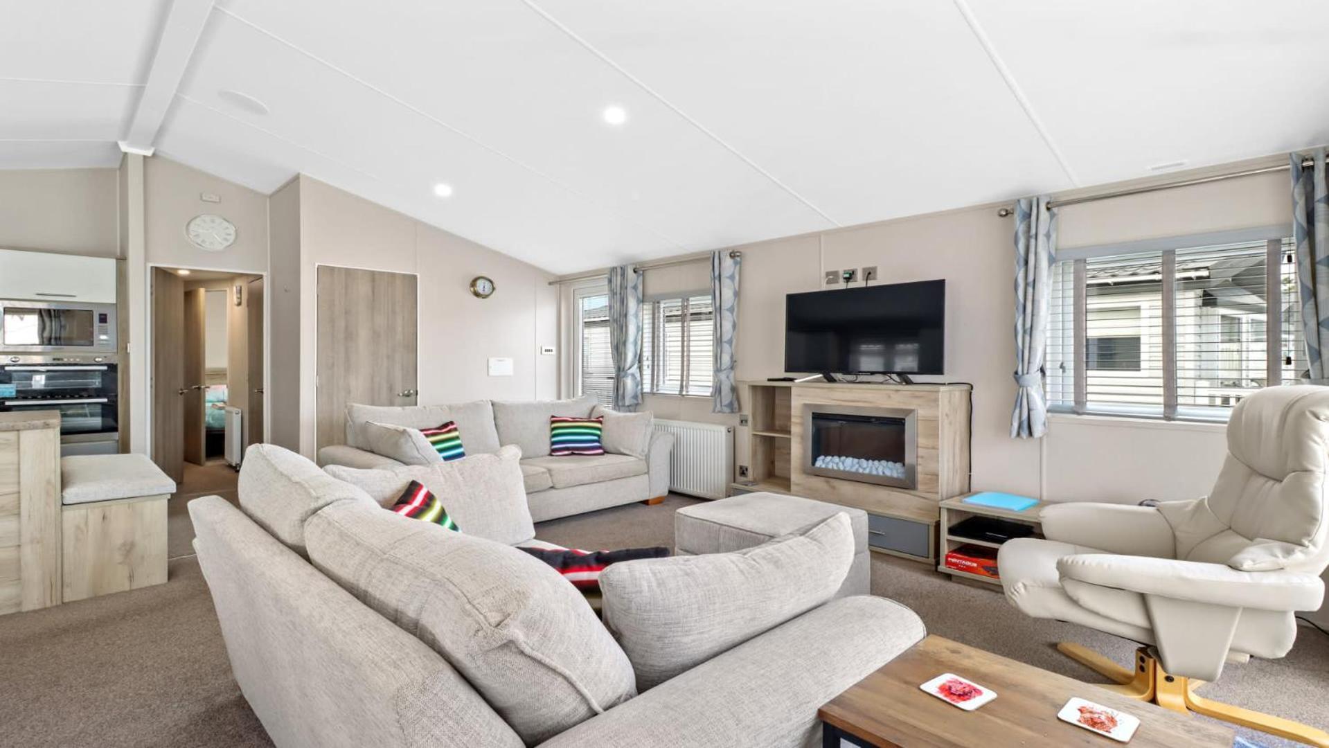33 Beach Retreat Lodge Pevensey Bay Holiday Park Exteriör bild