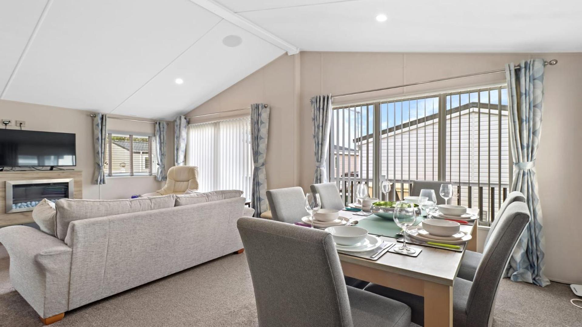 33 Beach Retreat Lodge Pevensey Bay Holiday Park Exteriör bild