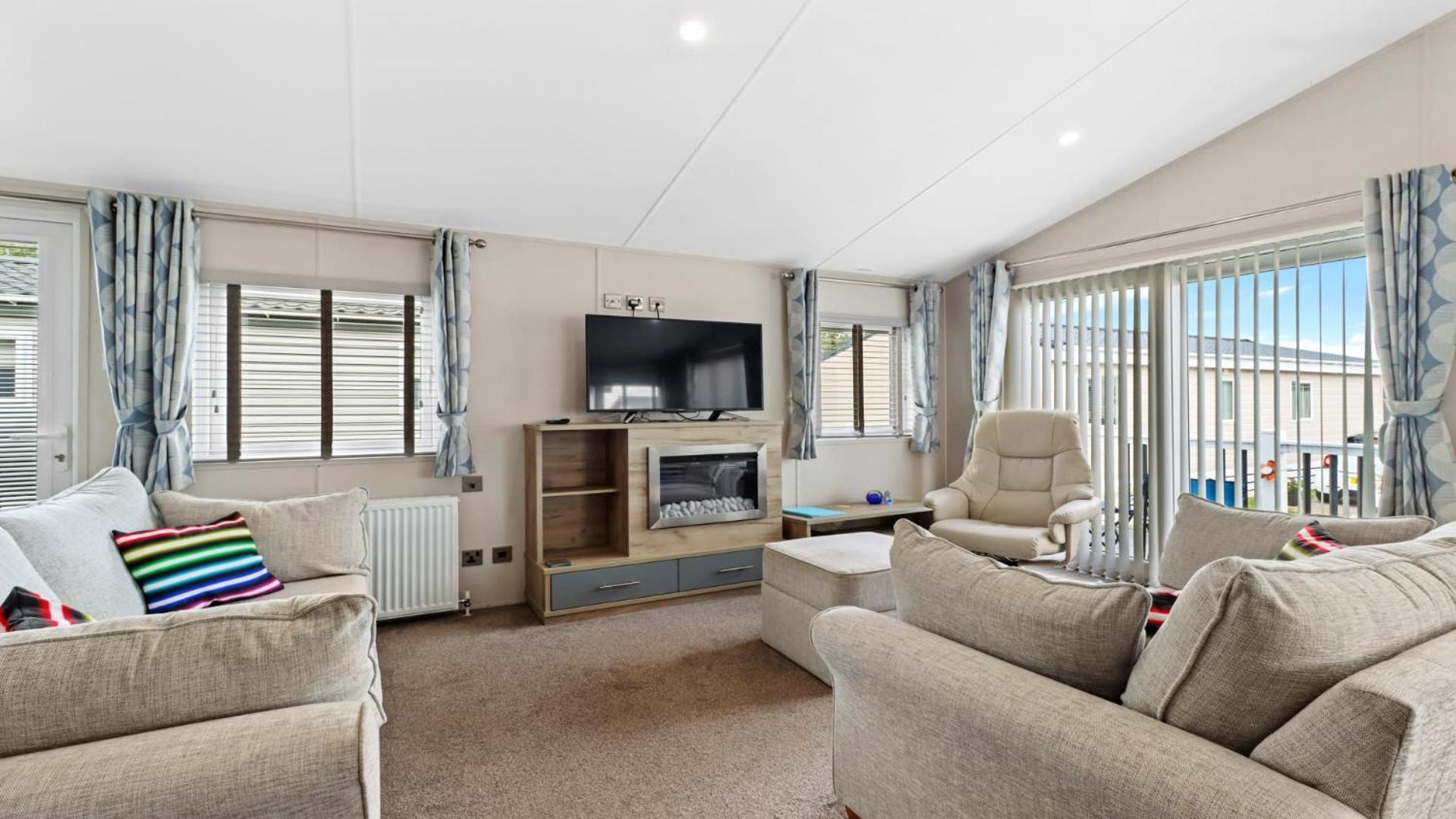 33 Beach Retreat Lodge Pevensey Bay Holiday Park Exteriör bild